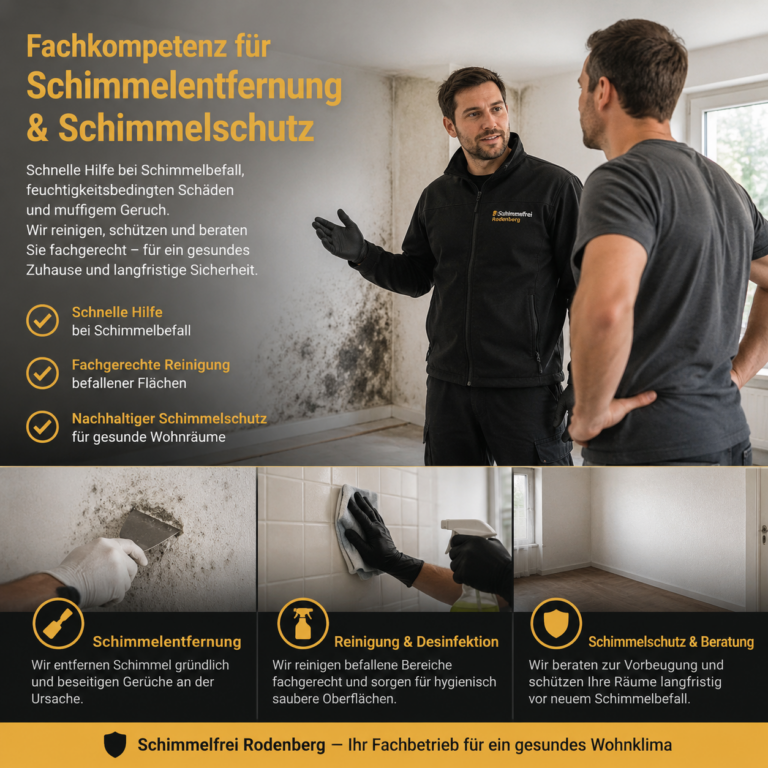 Schimmelexperte für Entfernung & Vorbeugung